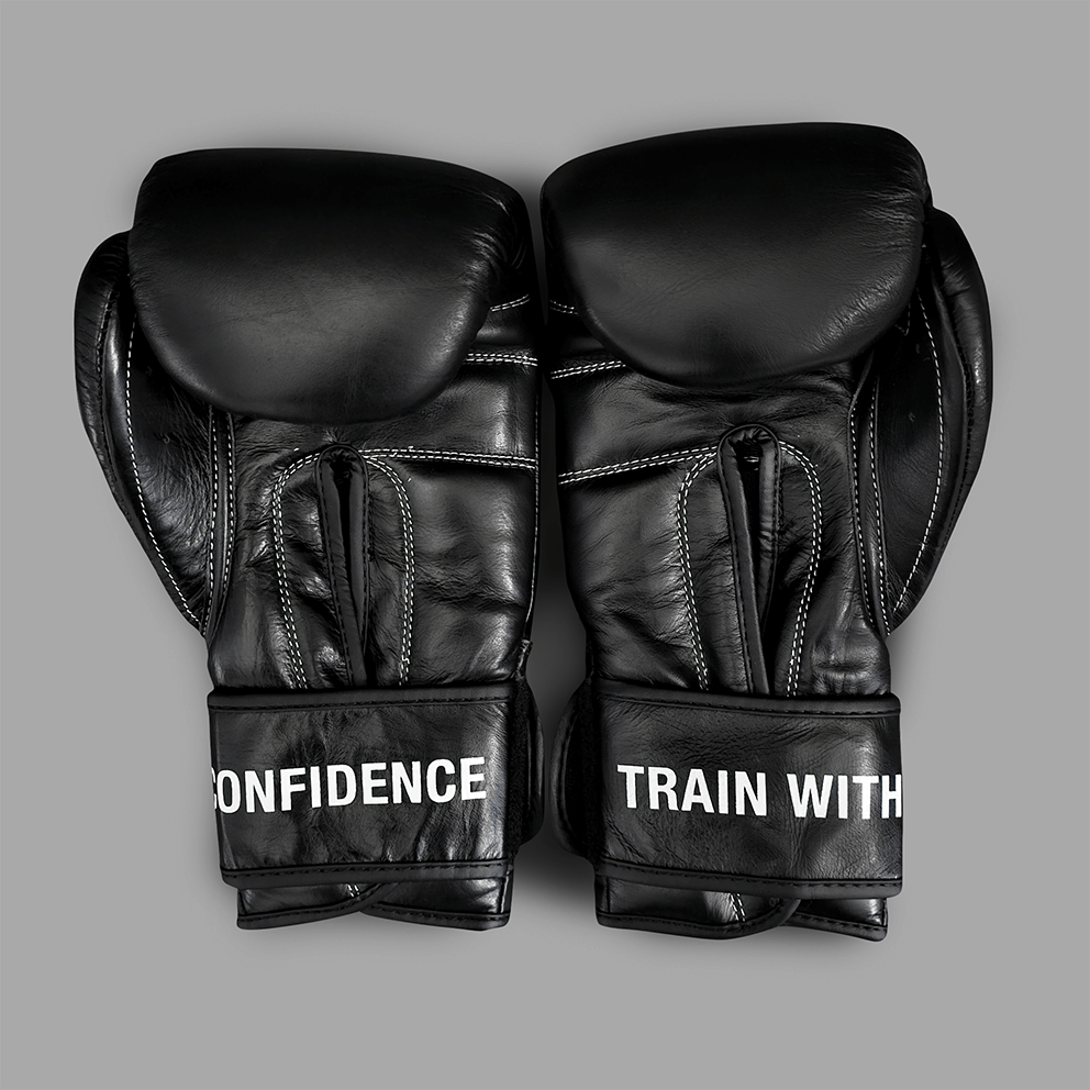 Zebra Pro Signature Strap Training Gloves - Black