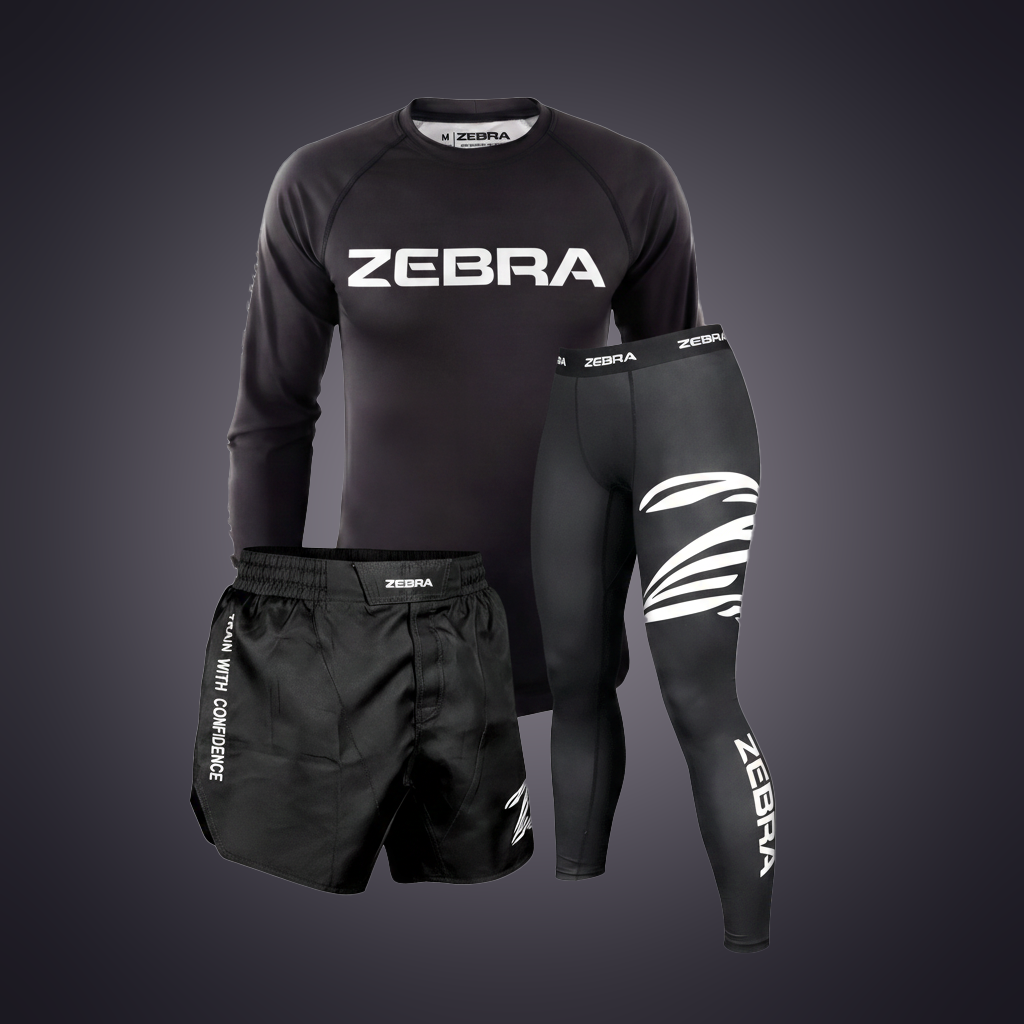 Zebra Protect Kit - Rashguard, Spats & Shorts