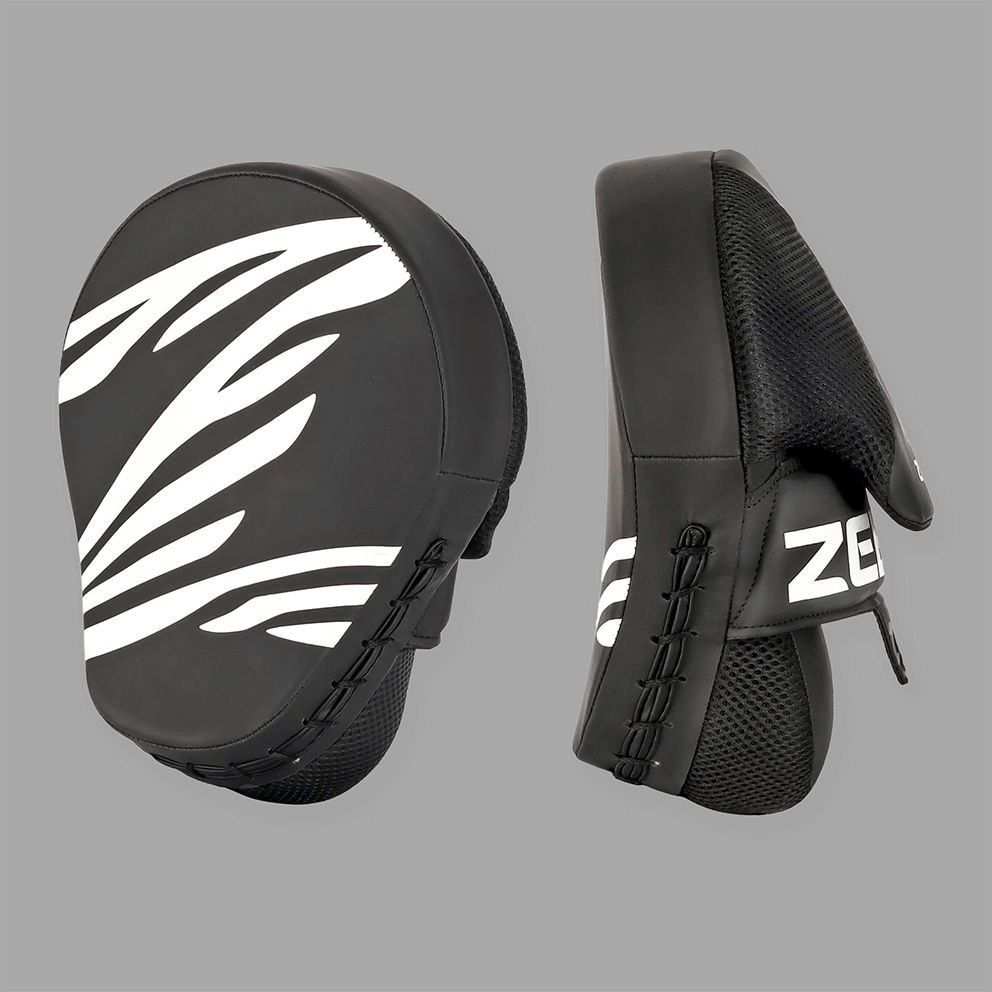 Zebra Fitness Coaching Mitt - Black