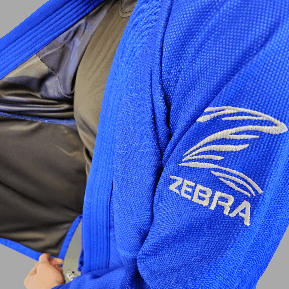 Zebra Warrior BJJ Gi - Blue