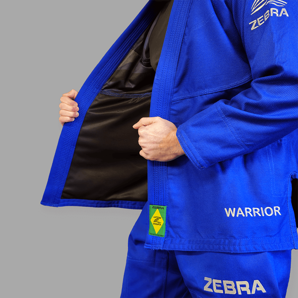 Zebra Warrior BJJ Gi - Blue