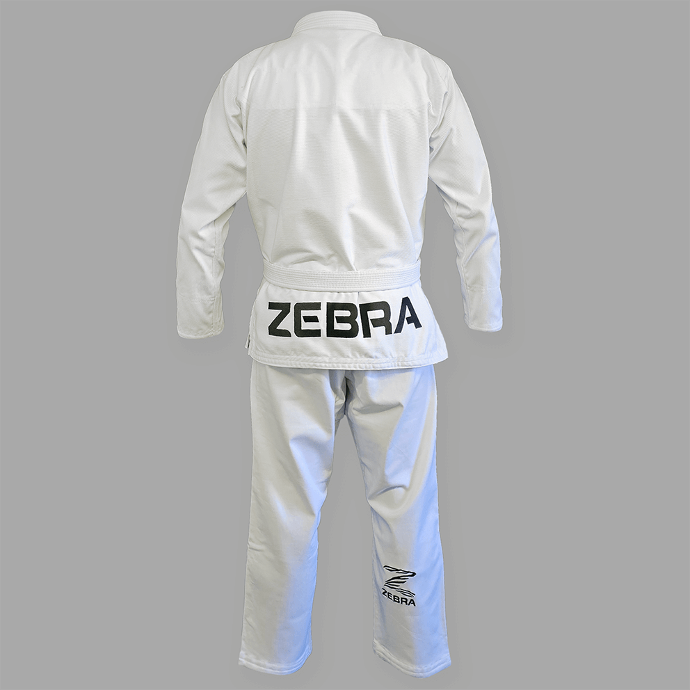 Zebra Warrior BJJ Gi - White