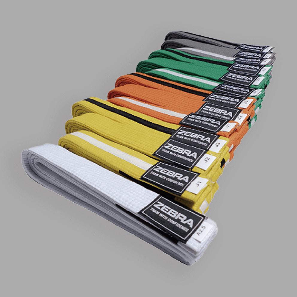 Zebra Kidz BJJ Yellow & White Belt