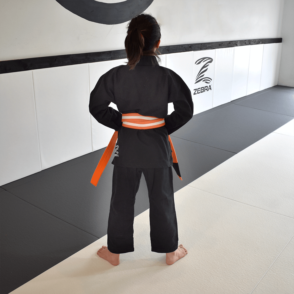 Zebra Kidz Comecar BJJ Gi - Black