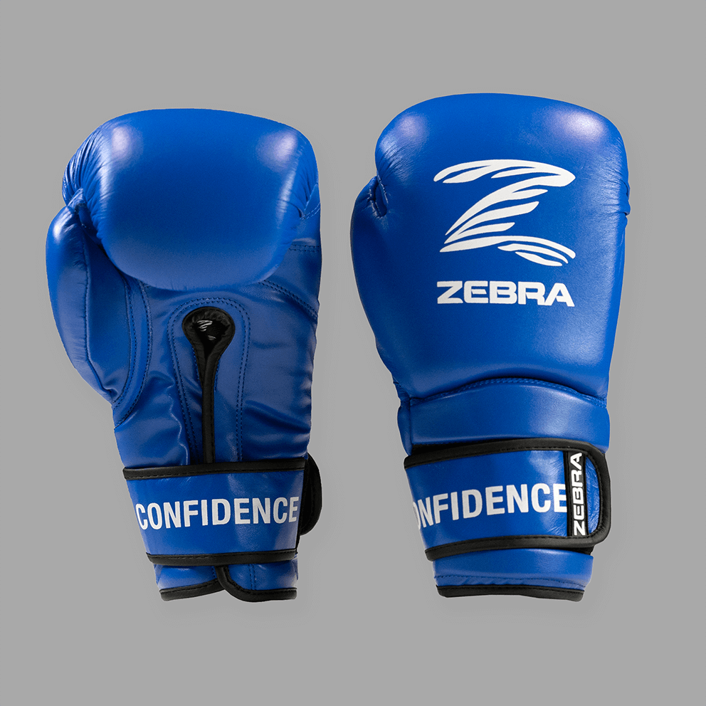 Zebra Performance Training Gloves - Blue
