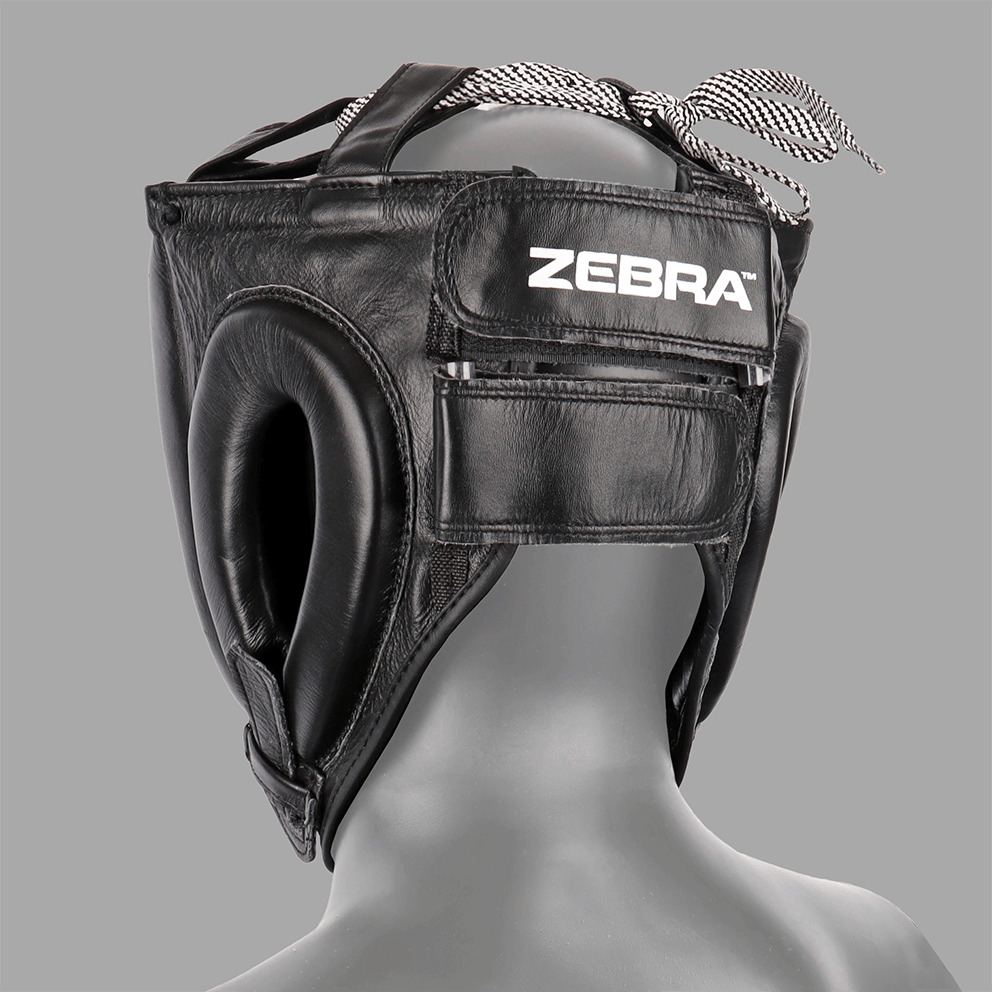 Zebra Pro Sparring Head Guard With Face Bar