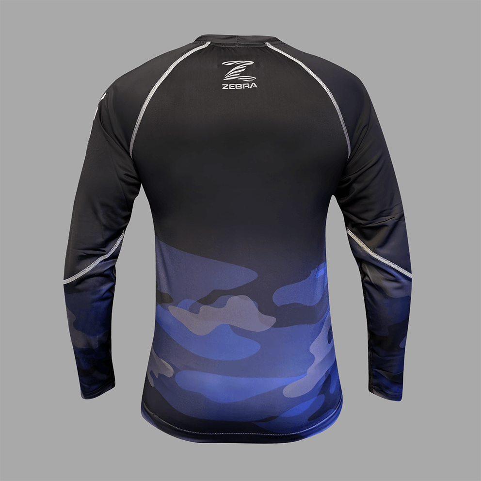 Zebra Camo Rashguard - Long Sleeve