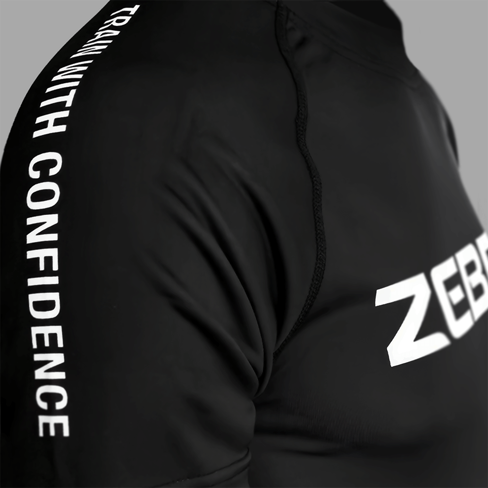 Zebra Kidz OG Rashguard - Black - Long Sleeve
