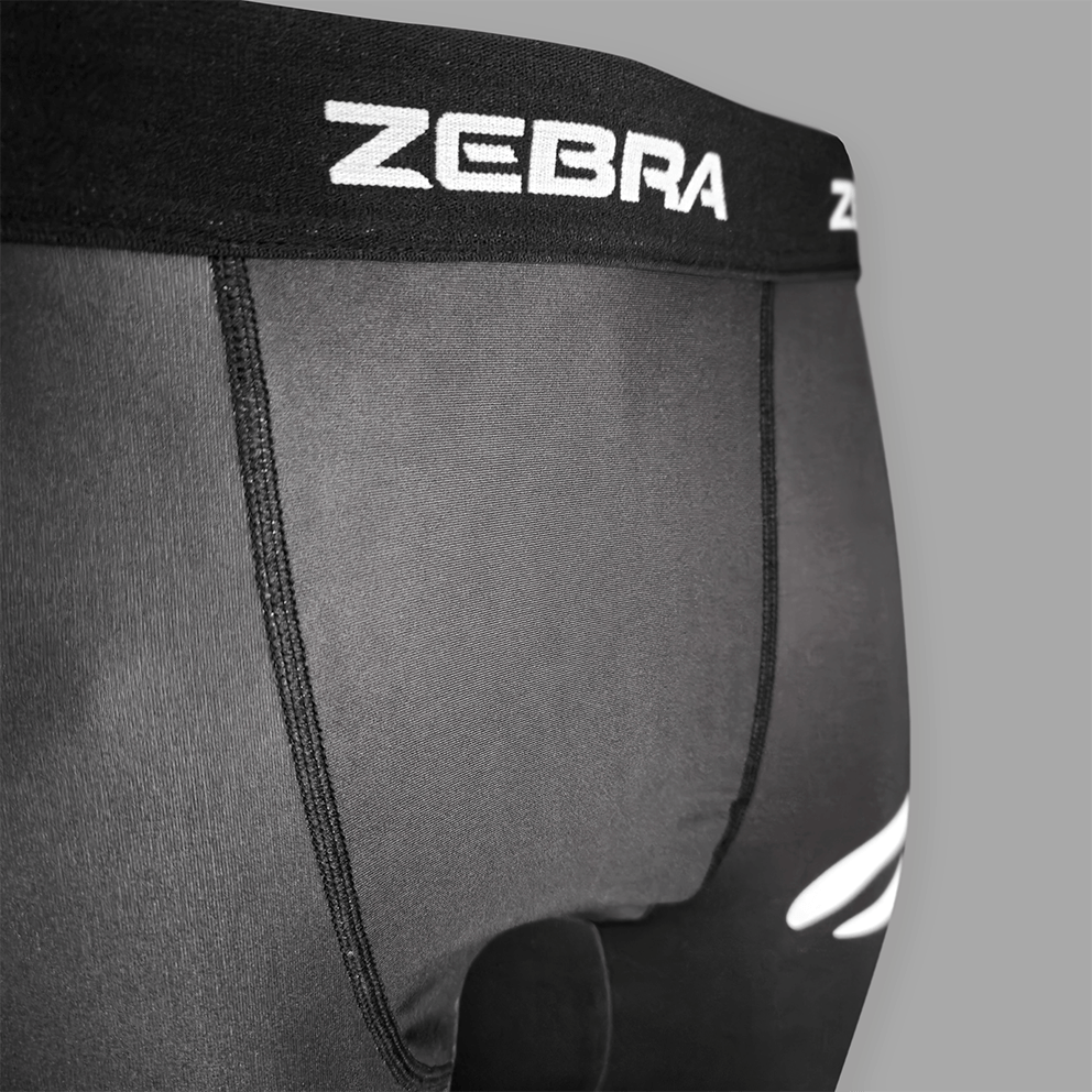 Zebra Spats - Black