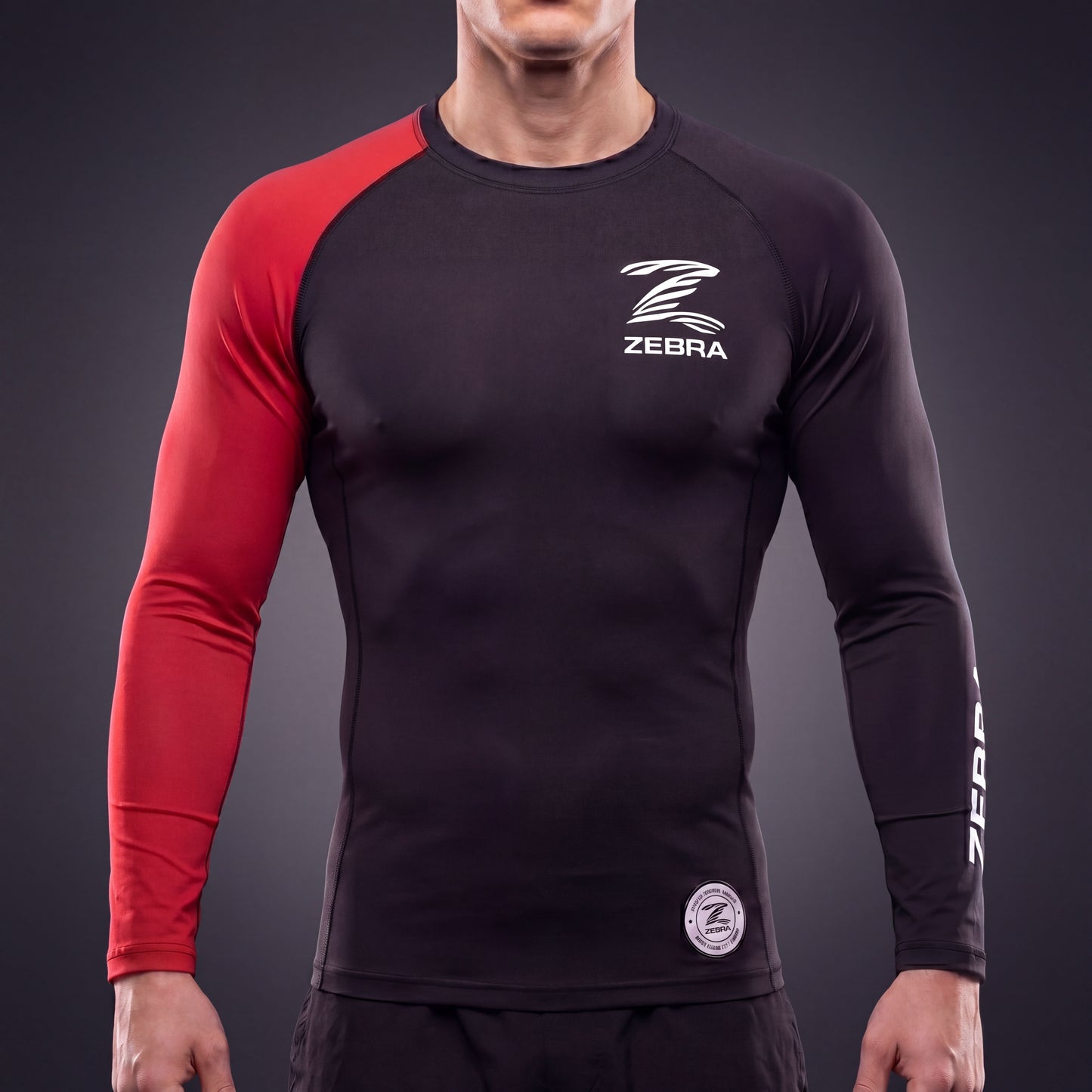 Zebra Ranked Rashguard - Brown Belt - Long Sleeve