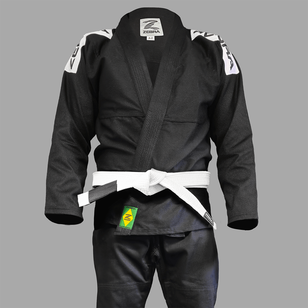 Zebra Comecar BJJ Gi - Black – Zebra Shop