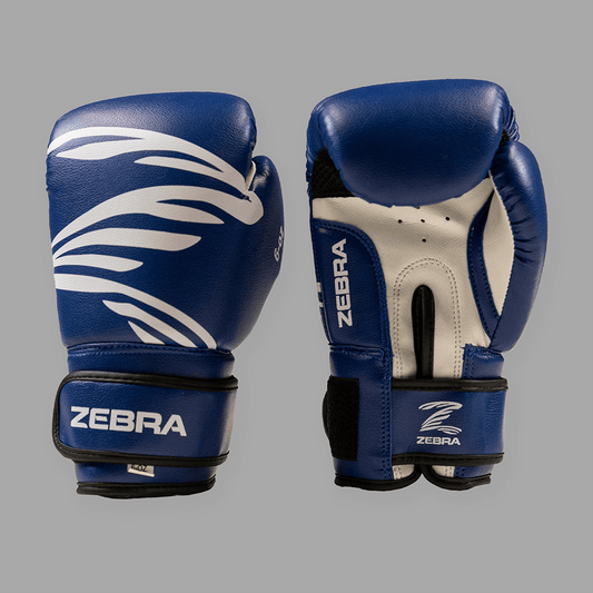 Zebra Kidz Training Gloves - Blue