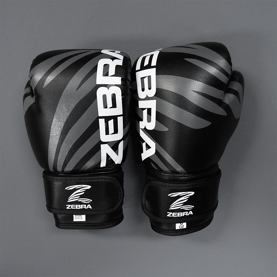 Zebra Kidz Punch Bag & Gloves Gift Set