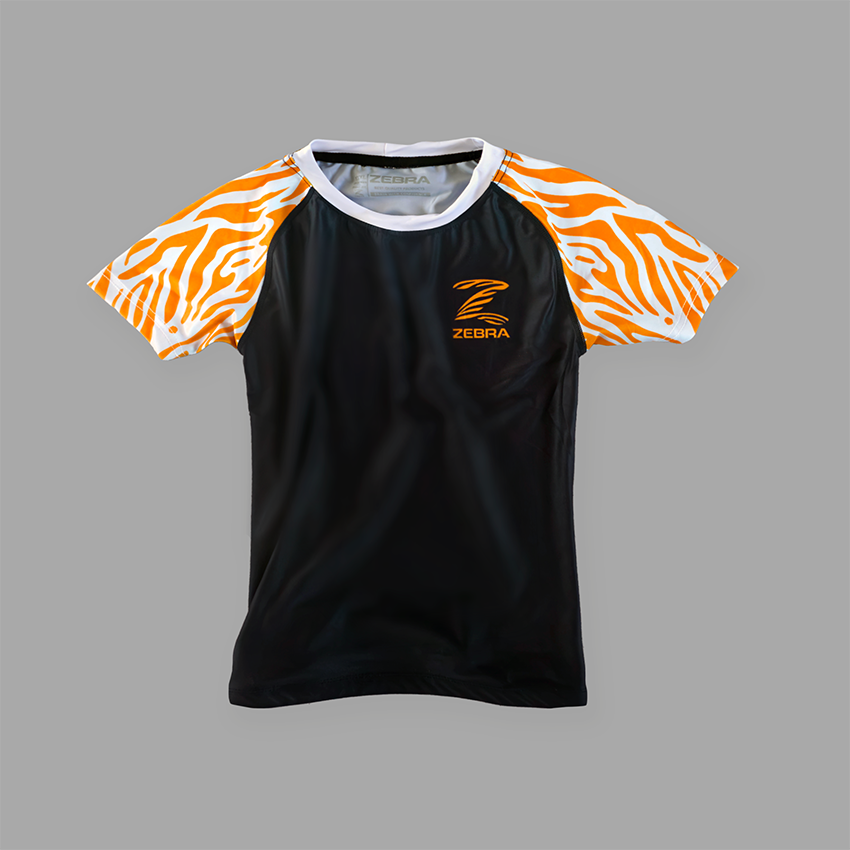 Zebra Kidz Ranked NoGi Set - Orange - Short Sleeve