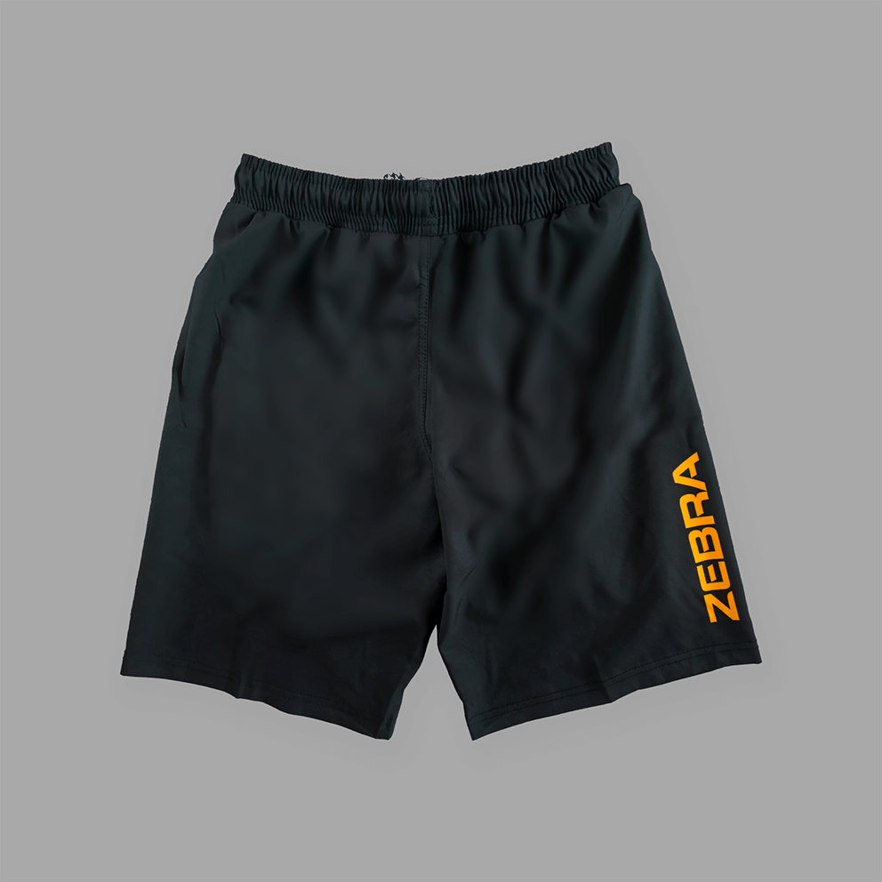 Zebra Kidz 2 in 1 Shorts - Black & Orange