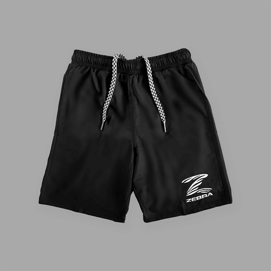 Zebra Kidz 2 in 1 Shorts - Black & White