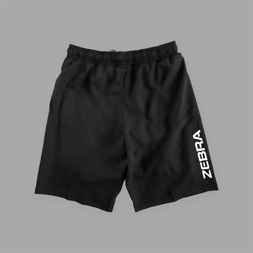 Zebra Kidz 2 in 1 Shorts - Black & White