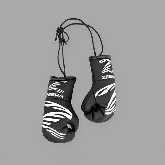 Zebra Mini Boxing Gloves