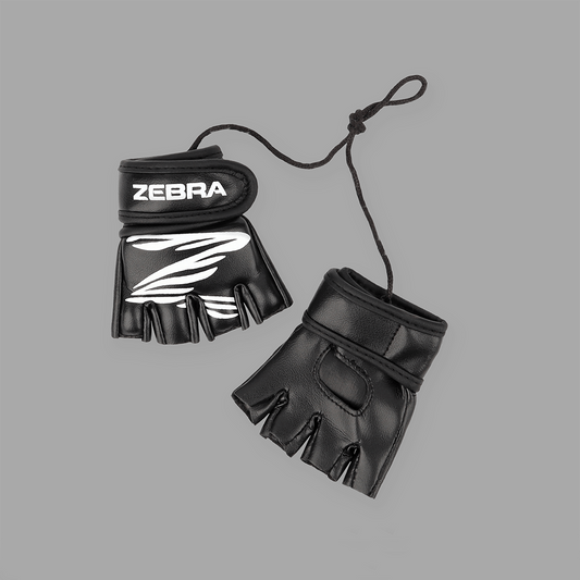 Zebra Mini MMA Gloves