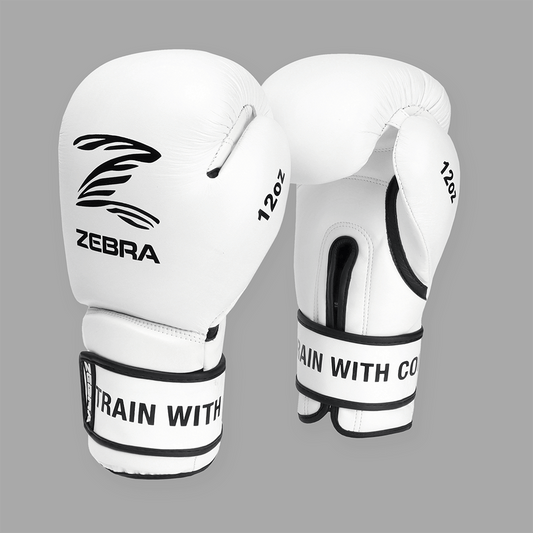 Zebra Performance Training Gloves - White