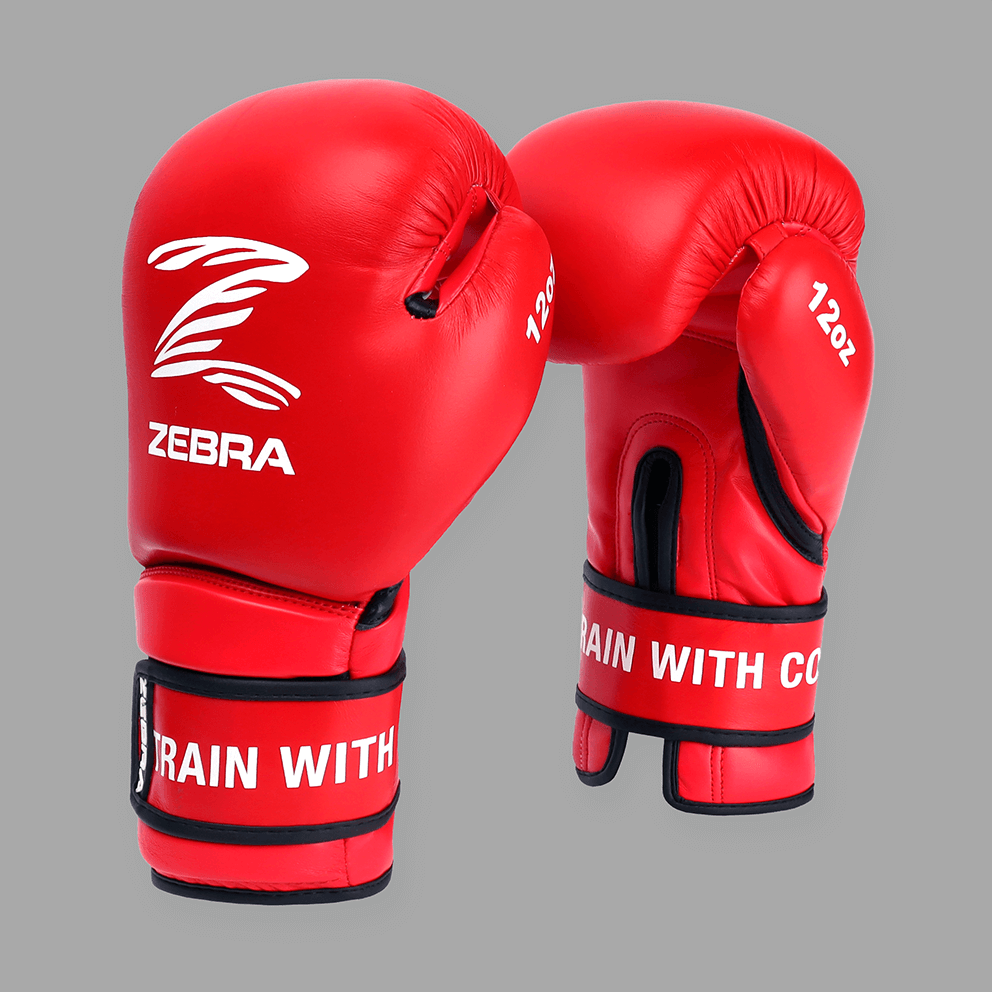 Zebra Performance Training Gloves - Red