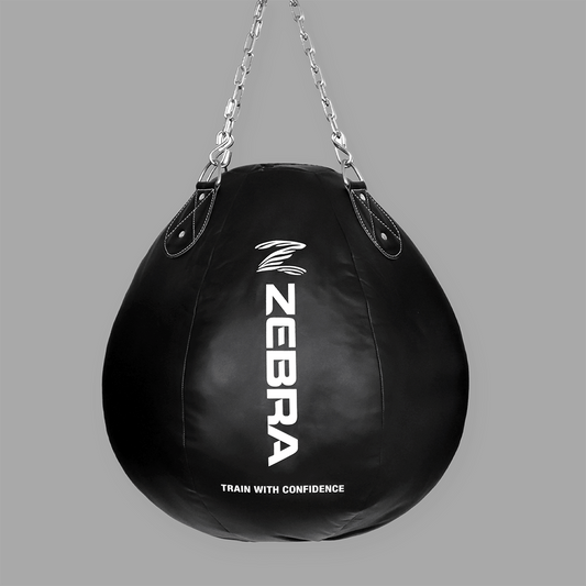 Zebra Pro Round Punch Bag