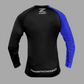 Zebra Ranked Rashguard - Blue Belt - Long Sleeve