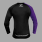 Zebra Ranked Rashguard - Purple Belt - Long Sleeve