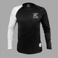 Zebra Ranked Rashguard - White Belt - Long Sleeve