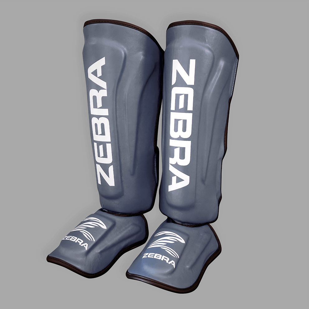 Zebra Pro Shin Guards - Grey
