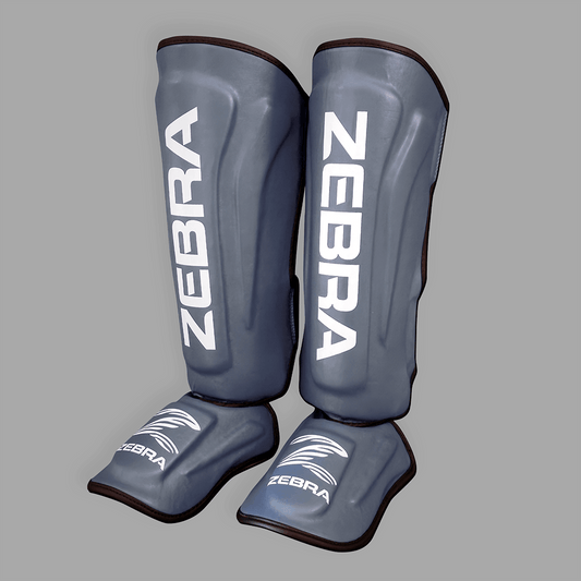 Zebra Pro Shin Guards - Grey