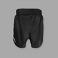 Zebra Board Shorts - Black