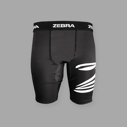 Zebra Compression Shorts - Black