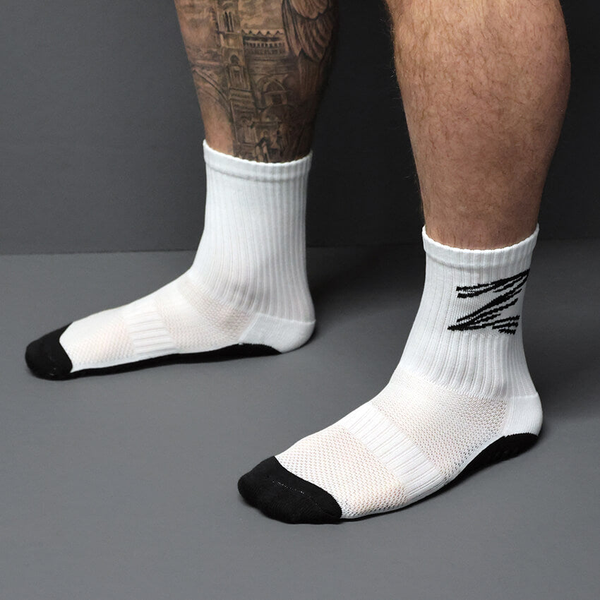 Zebra Grip Training Socks