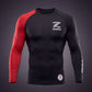 Zebra Ranked Rashguard - Black Belt - Long Sleeve