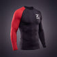 Zebra Ranked Rashguard - Black Belt - Long Sleeve