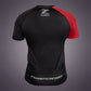 Zebra Ranked Rashguard - Black Belt - Short Sleeve