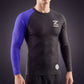 Zebra Ranked Rashguard - Blue Belt - Long Sleeve