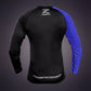 Zebra Ranked Rashguard - Blue Belt - Long Sleeve