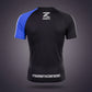 Zebra Ranked Rashguard - Blue Belt - Short Sleeve