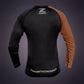 Zebra Ranked Rashguard - Brown Belt - Long Sleeve