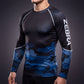 Zebra Camo Rashguard - Long Sleeve