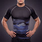 Zebra Camo Rashguard - Short Sleeve