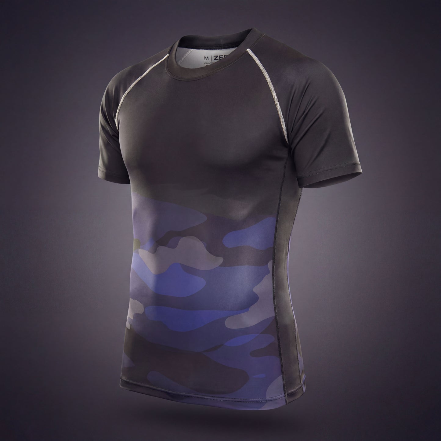 Zebra Camo Rashguard - Short Sleeve