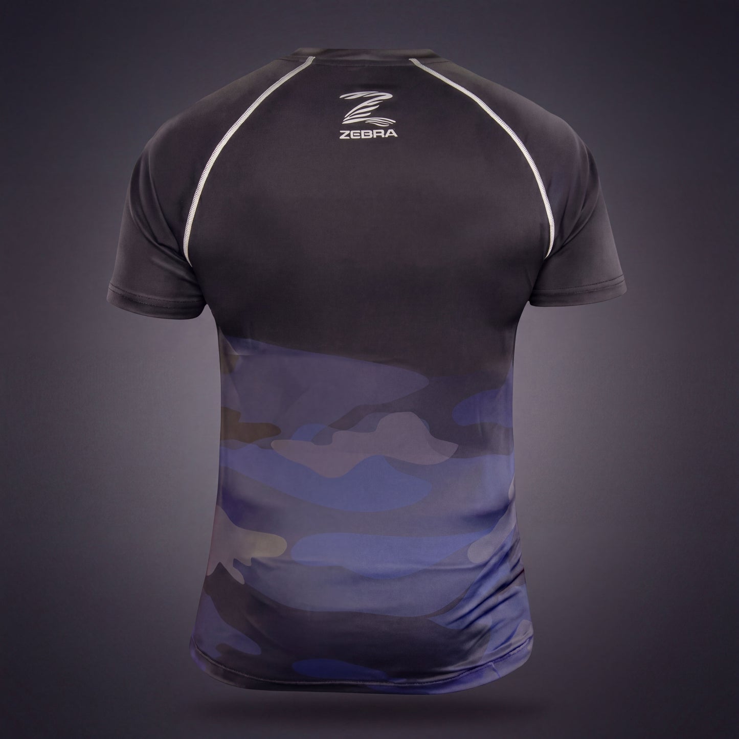 Zebra Camo Rashguard - Short Sleeve