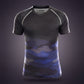 Zebra Camo Rashguard - Short Sleeve