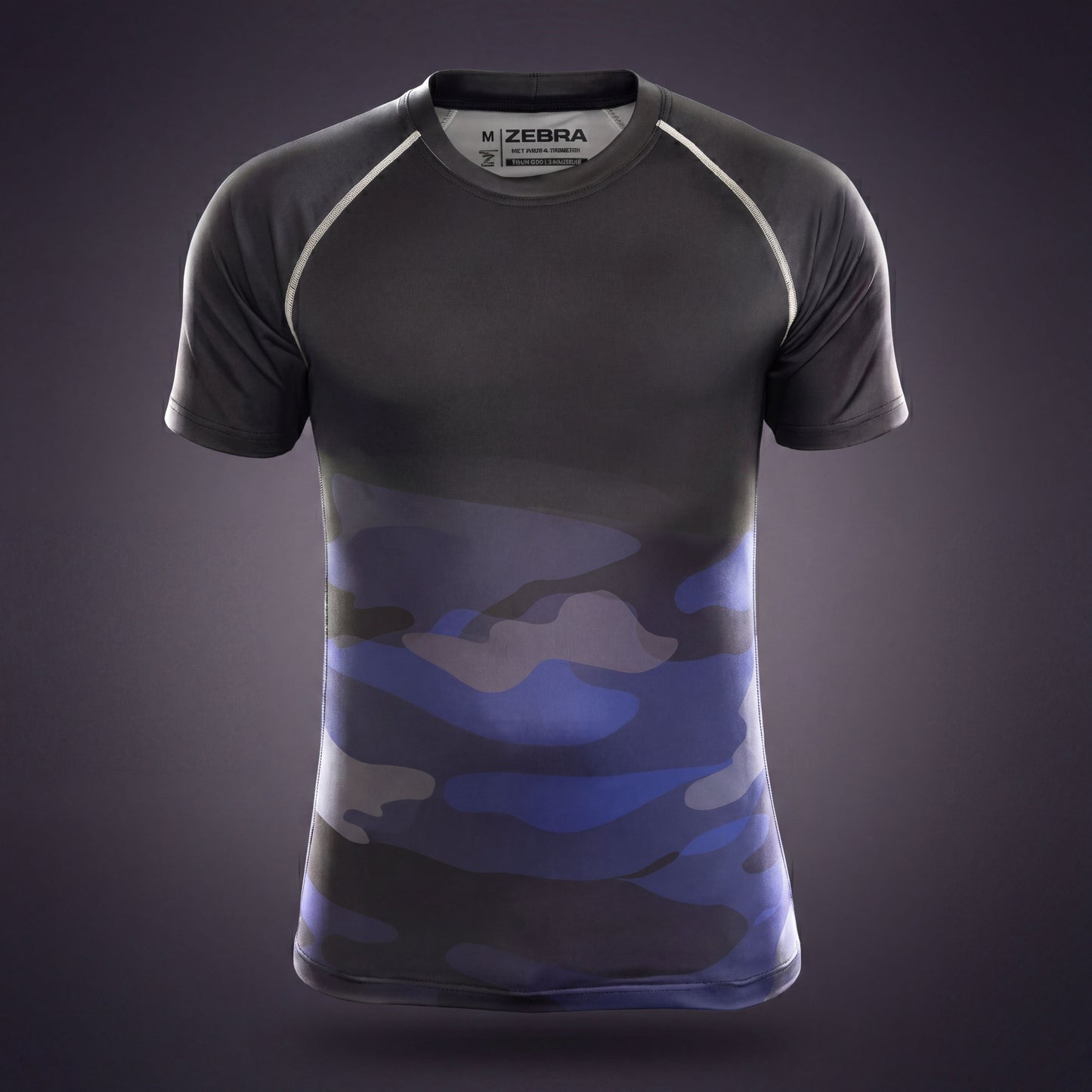 Zebra Camo Rashguard - Short Sleeve
