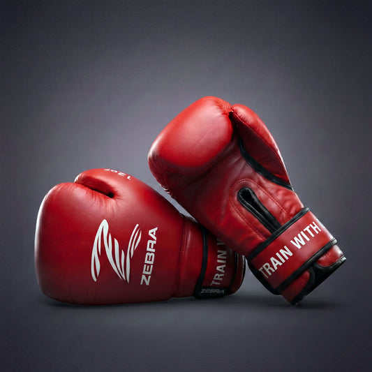 Zebra Performance Training Gloves - Red