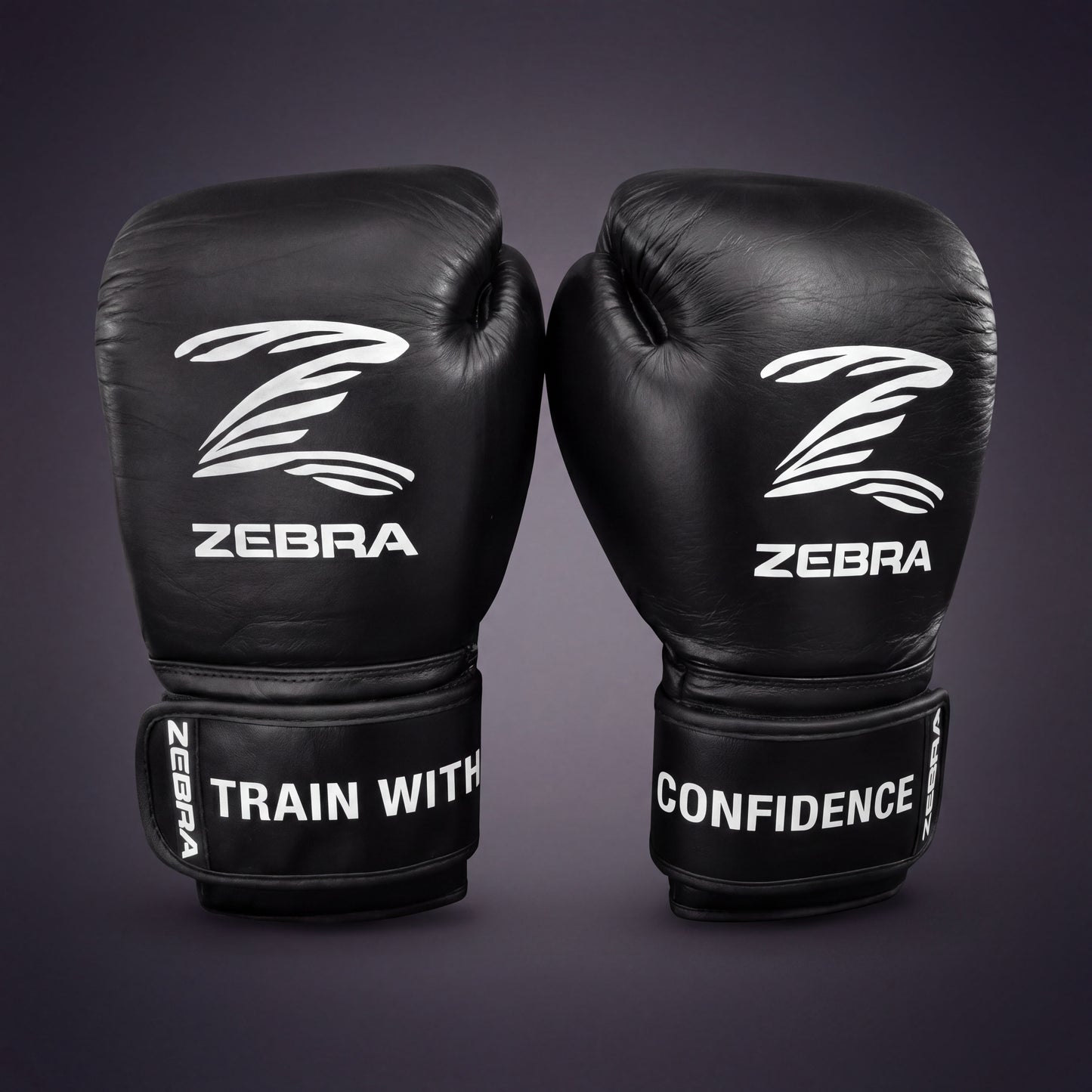 Zebra Pro Signature Strap Training Gloves - Black