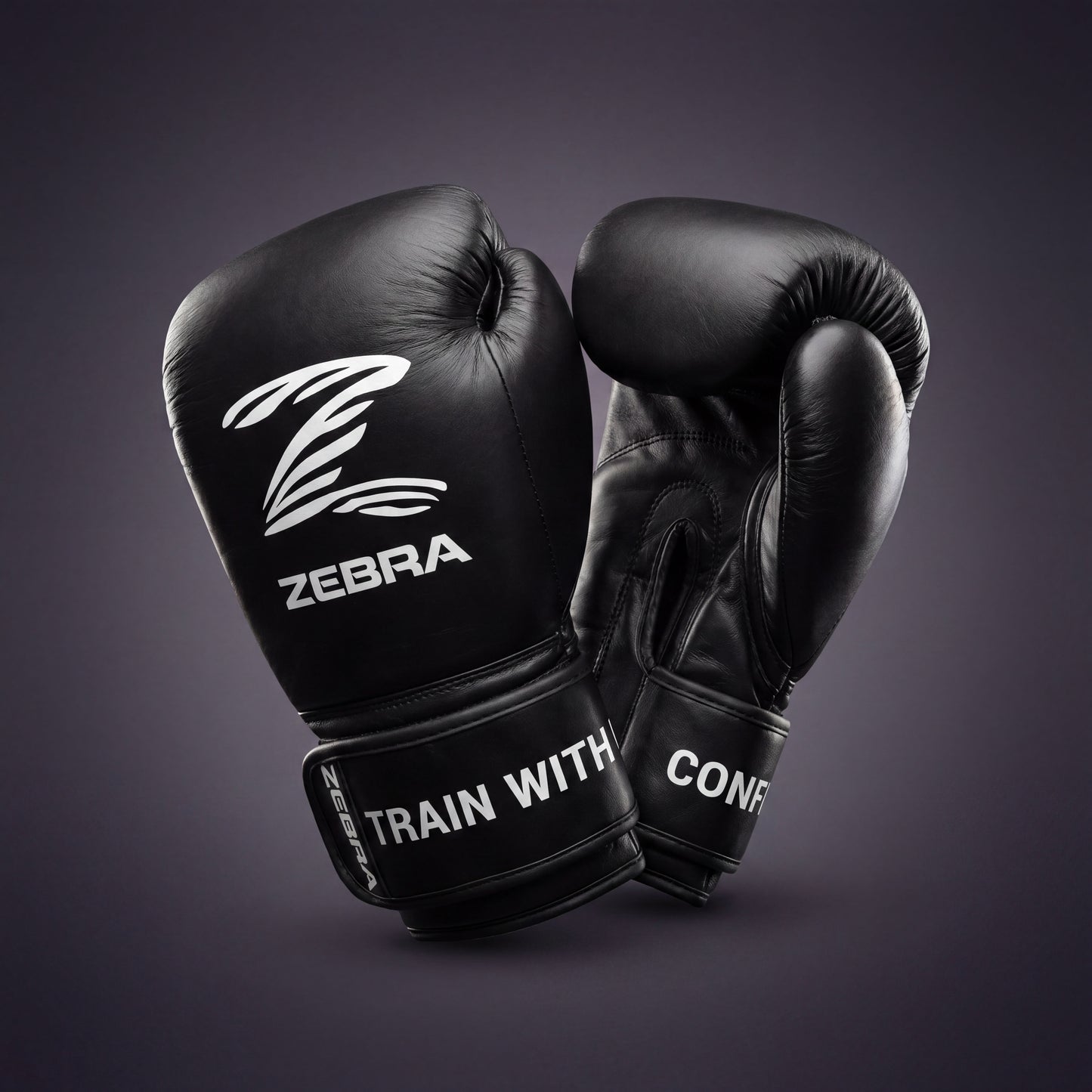 Zebra Pro Signature Strap Training Gloves - Black